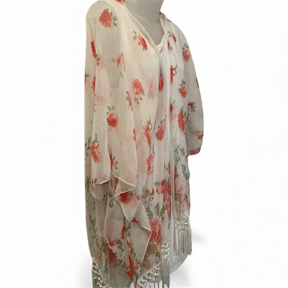 C Brand Coral Floral Wrap (item#10052) - Picture 2 of 5